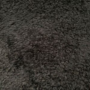 Tela de Borreguito Negra de Pelo Fino (ancho 1,50M)