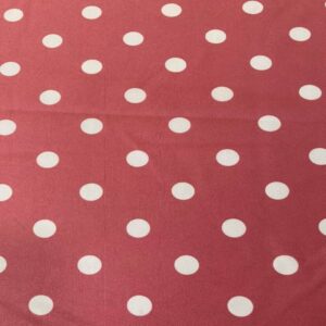 Tela de Stretch Rosa Suave Lunar Blanco de 1,3 cm (ancho de la tela 1,50M)