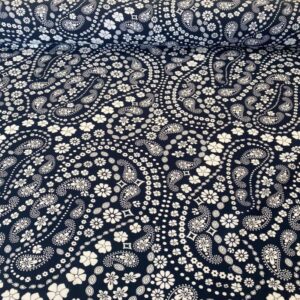 Tela de Viscosa Estampado Motivo Cachemir (ancho 1,45M)