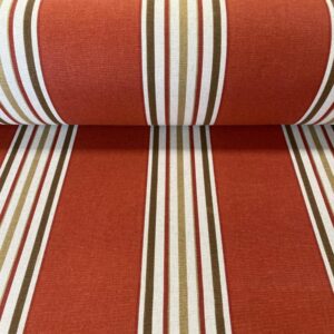 Rayas Verticales Multicolor sobre fondo Caldera (Ancho 2,80M)