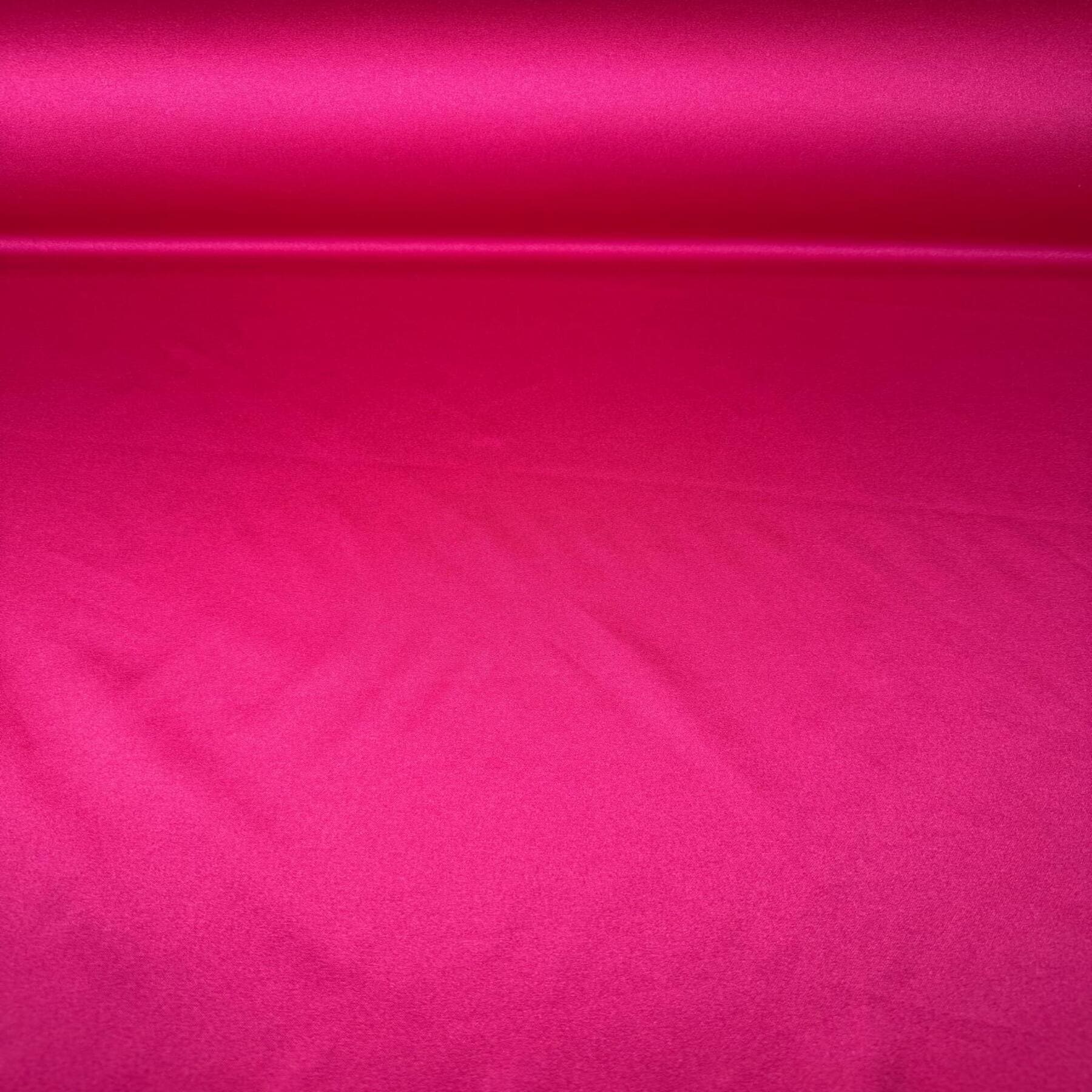 Tela de Raso Licra (Saxo) Fucsia (Ancho 1,60M)