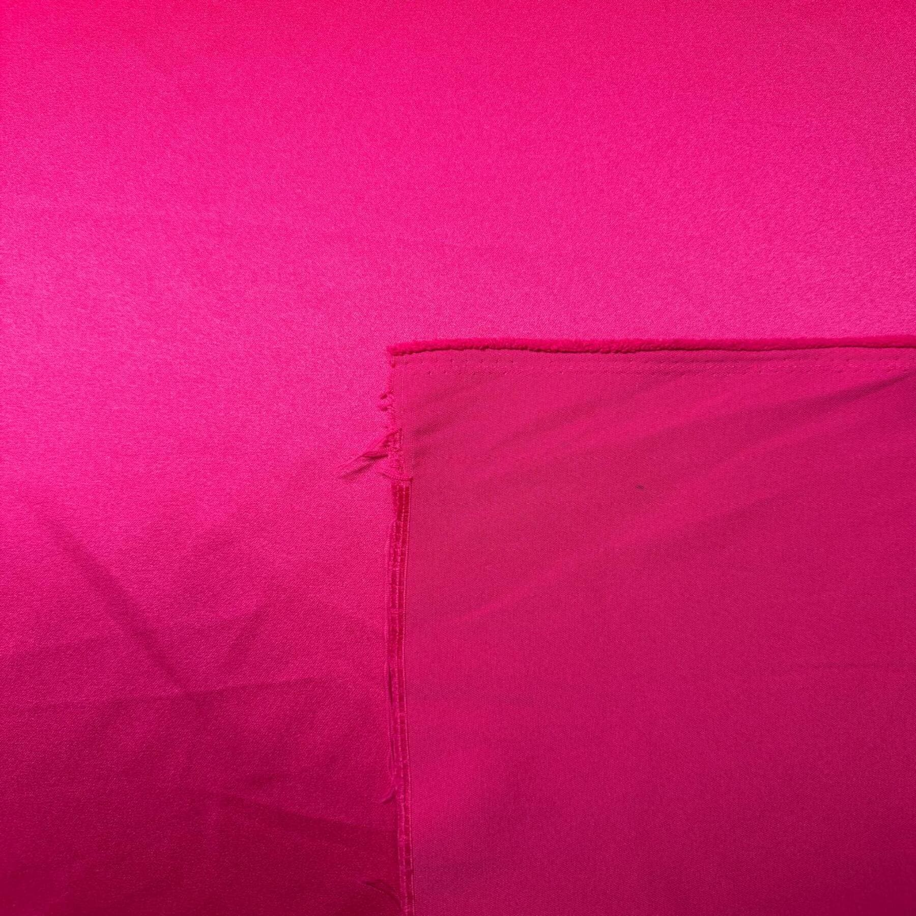 Tela de Raso Licra (Saxo) Fucsia (Ancho 1,60M) - Imagen 2
