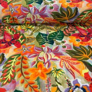 Estampado Botánico Colores Intensos (Ancho 1,45M)