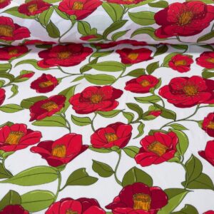 Viscosa Camelias (Ancho 1,60M)