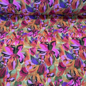 Viscosa Floral Acuarela (Ancho 1,45M)