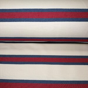 Lona Sarga Rayas Rojas y Azules Estilo Marinero (Ancho 2,80M)
