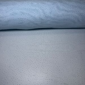 Tul de Licra Celeste Purpurina Plata (Ancho 1,55M)