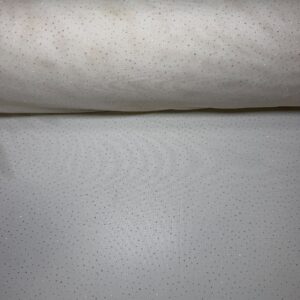 Tul de Licra Marfil Purpurina Plata (Ancho 1,55M)