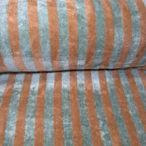 Toalla Bambú Rayas Verde Seco y Camel (Ancho 1,50M)
