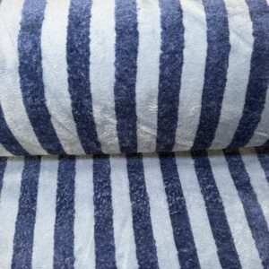 Toalla Bambú Rayas Azul y Celeste (Ancho 1,50M)