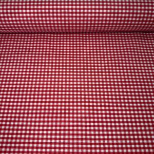 Cuadro Vichy Tejido Antimanchas Rojo (Ancho 1,40M)