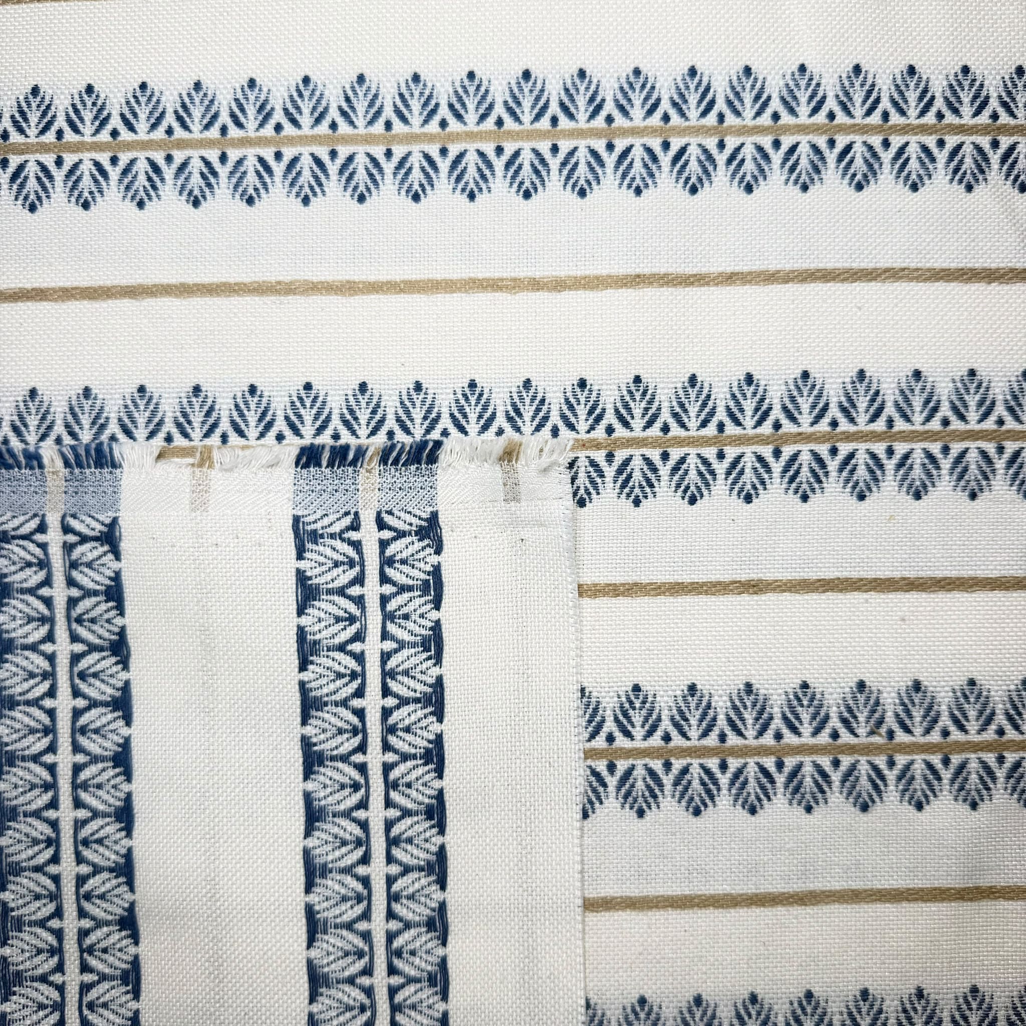 Half Panamá Raya Tejida Étnica Floral (Ancho 2,80M) - Imagen 2