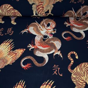 Tejido Estampado Asiático (Ancho 1,50M)