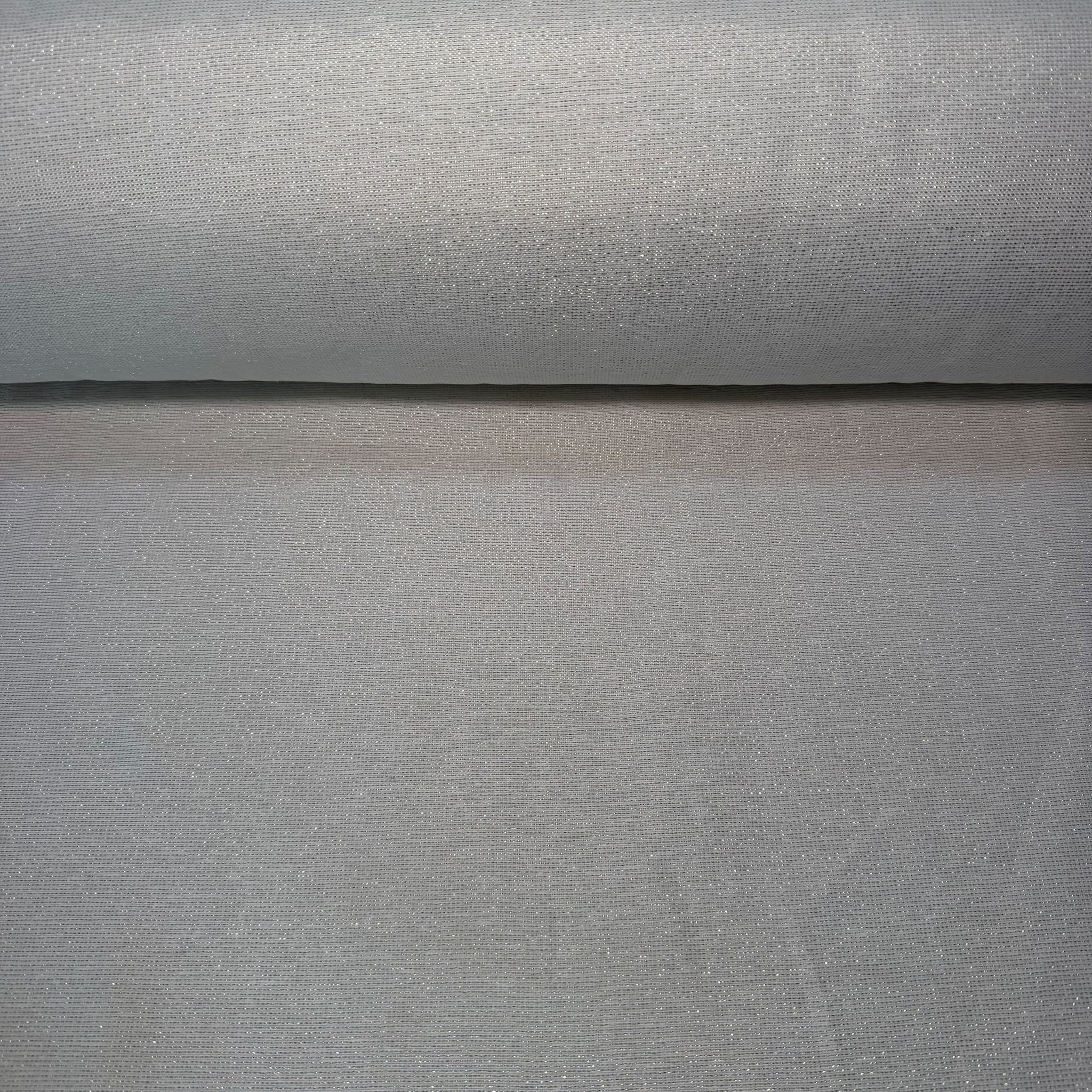 Loneta Blanca Lúrex Oro (Ancho 2,80M)