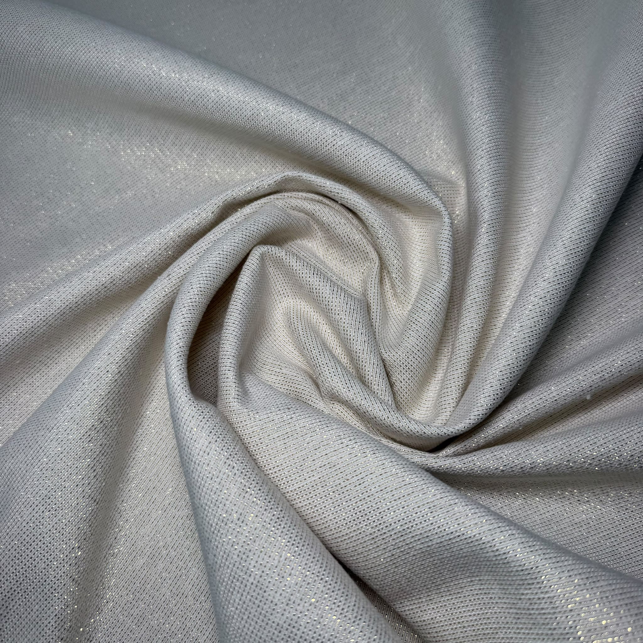Loneta Blanca Lúrex Oro (Ancho 2,80M) - Imagen 3