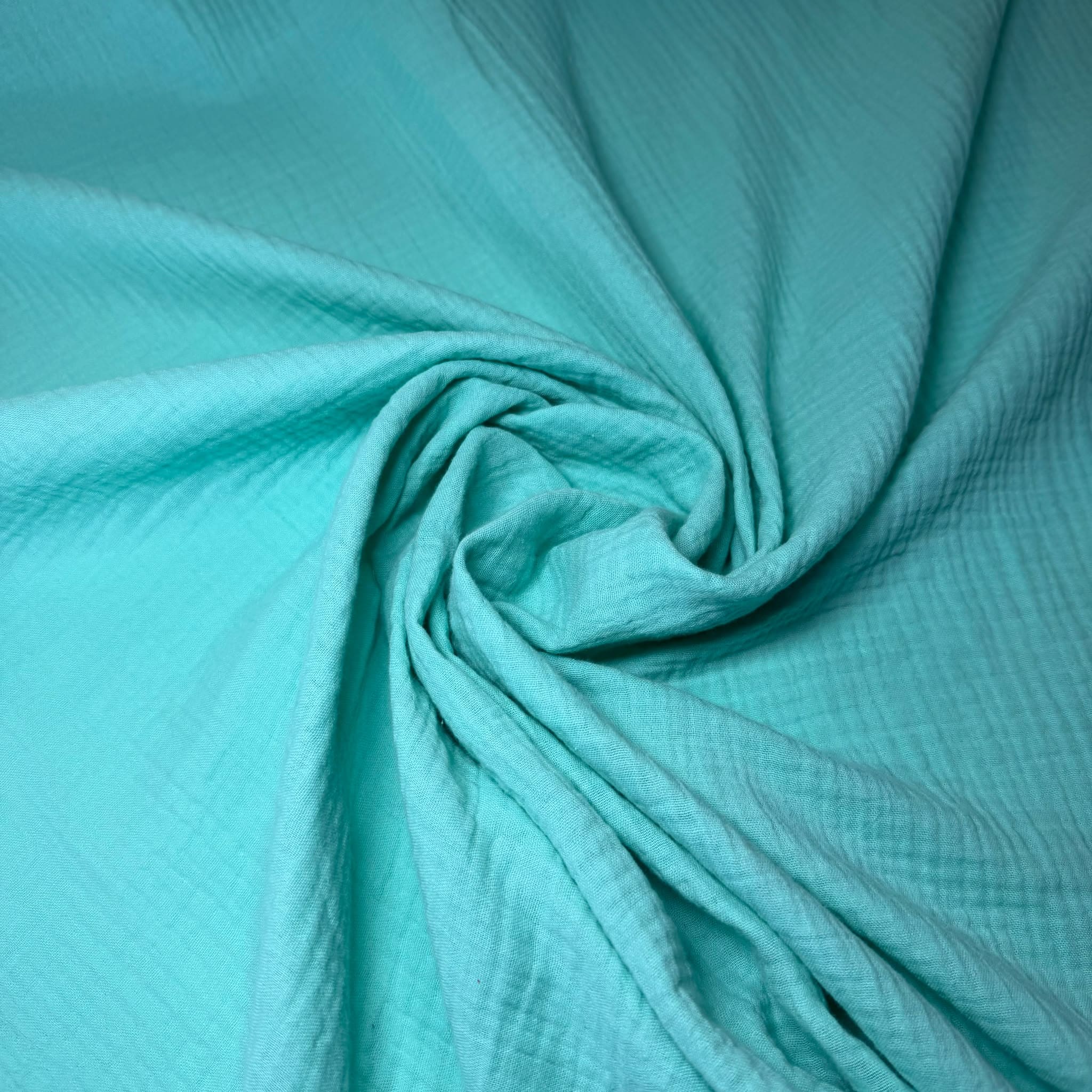 Tela Doble Gasa Bambula Menta (Ancho 1,40M) - Imagen 3