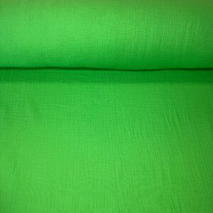 Tela Doble Gasa Bambula Verde Fuerte (Ancho 1,40M)