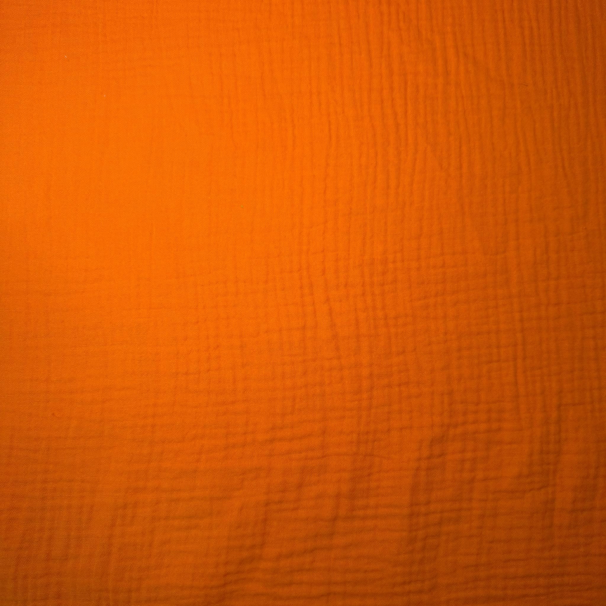 Tela Doble Gasa Bambula Naranja (Ancho 1,40M) - Imagen 2