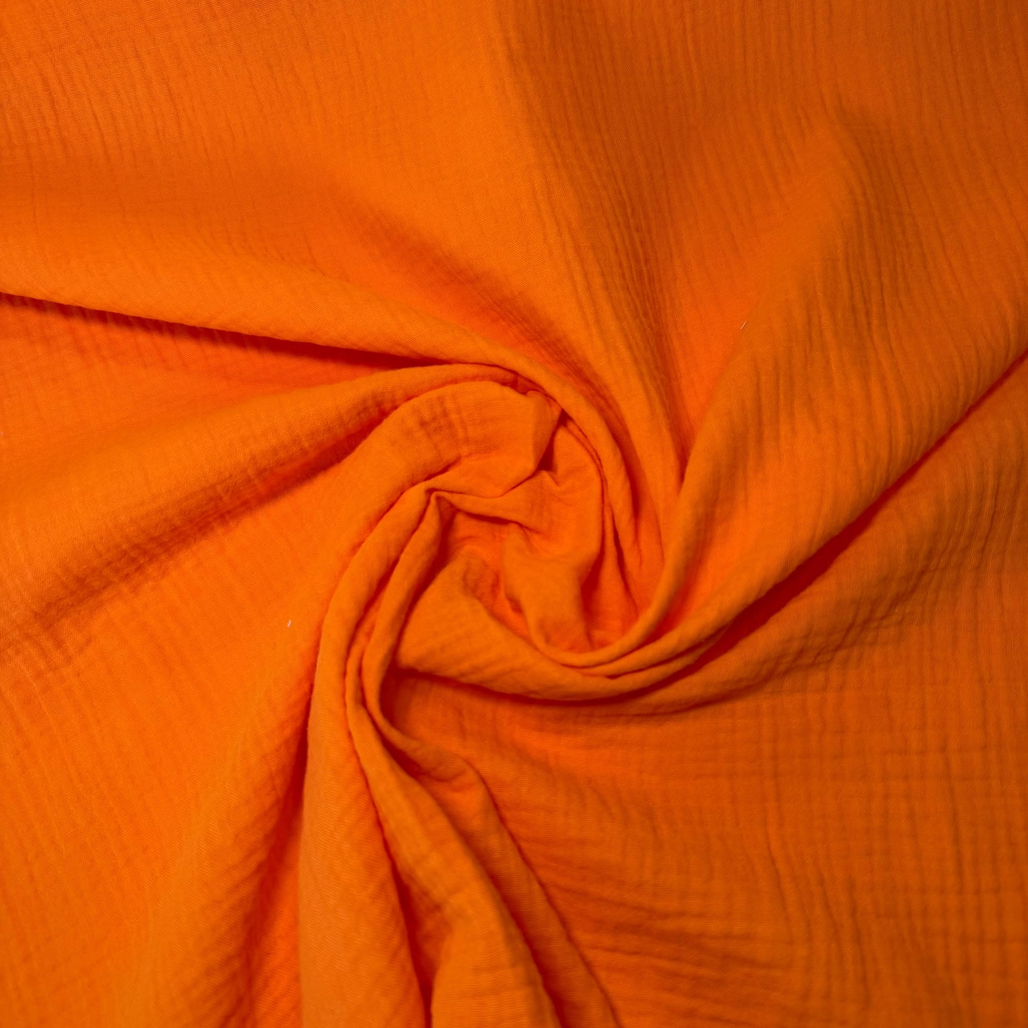 Tela Doble Gasa Bambula Naranja (Ancho 1,40M) - Imagen 3