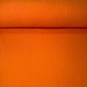 Tela Doble Gasa Bambula Naranja (Ancho 1,40M)