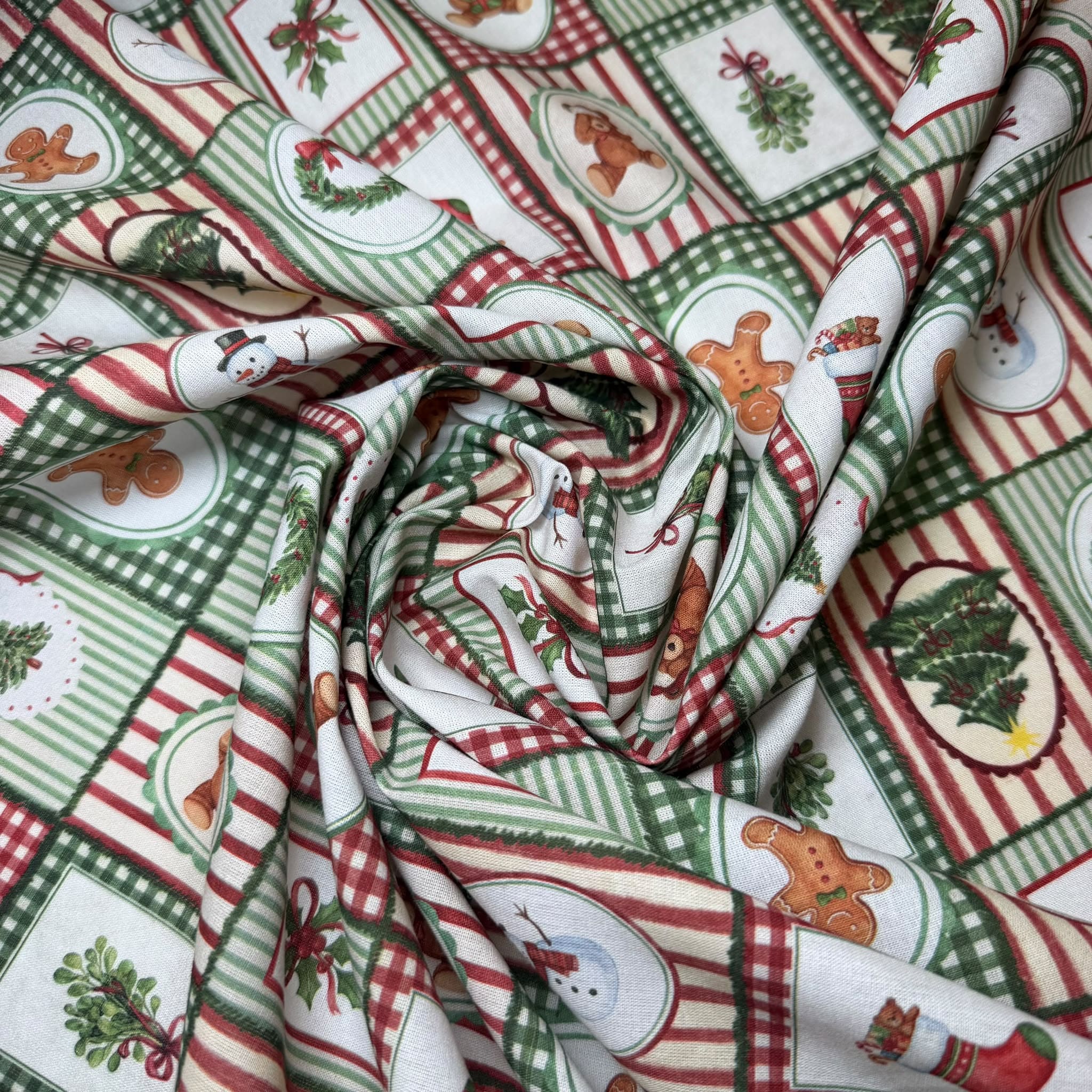 Popelín de Algodón Motivos Navideños (Ancho 1,50M) - Imagen 3