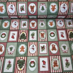 Popelín de Algodón Motivos Navideños (Ancho 1,50M)