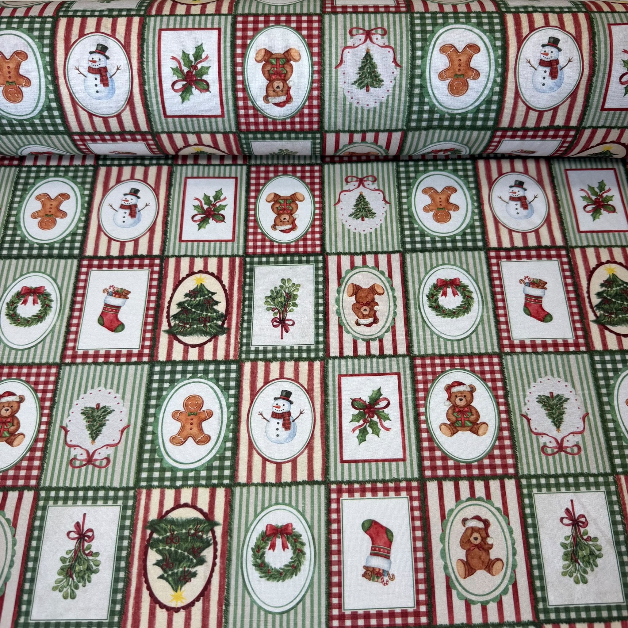 Popelín de Algodón Motivos Navideños (Ancho 1,50M)