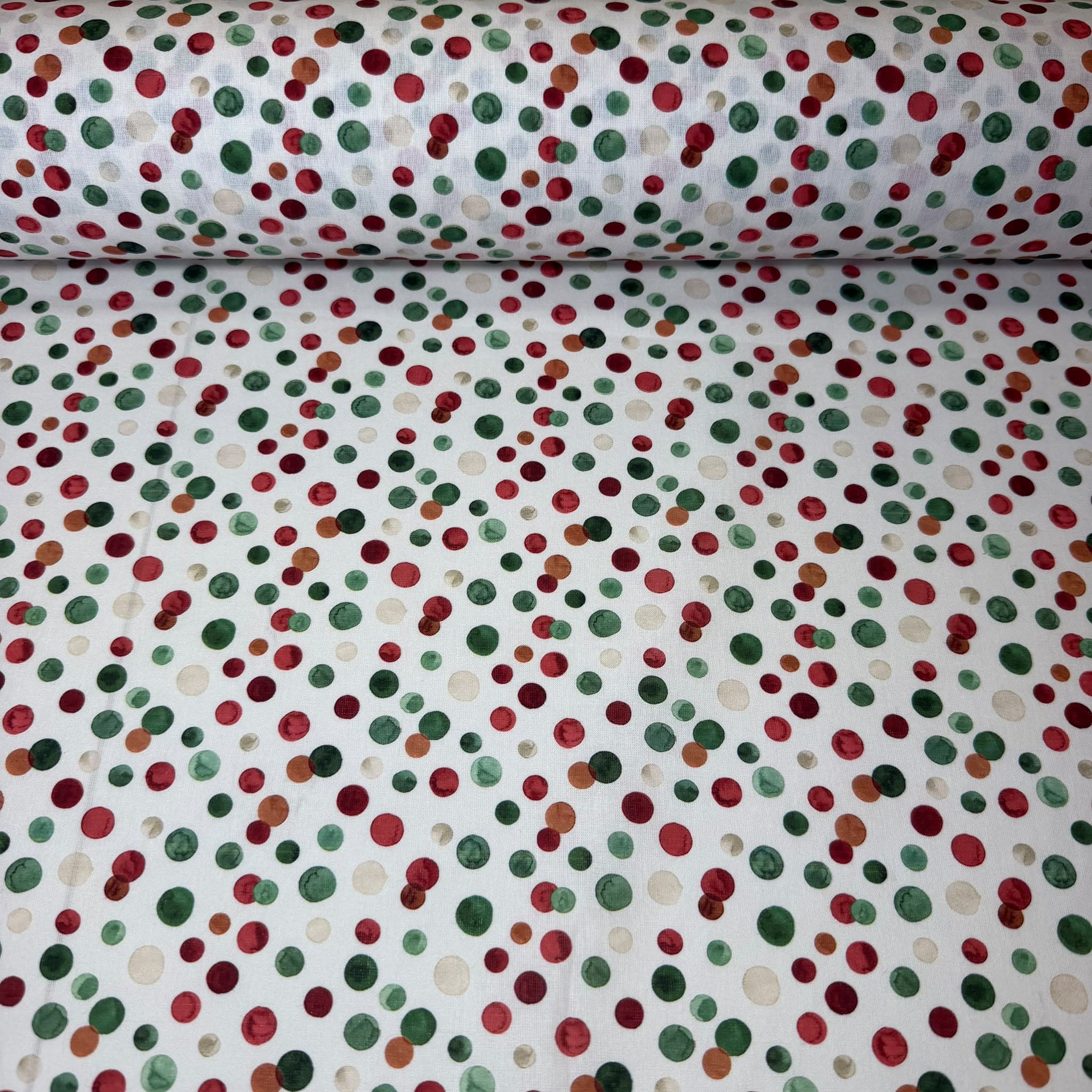 Popelín de Algodón Círculos de Colores (Ancho 1,50M)