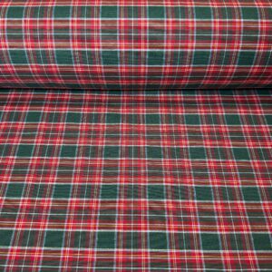 Cuadros Escoceses Pequeños Verdes con Lurex (Ancho 3,20M)