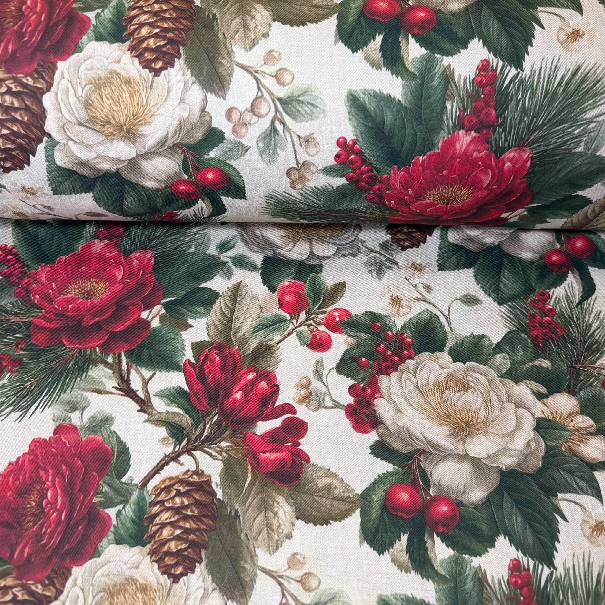 Half Panamá Flor Navideña (Ancho 3,20M)