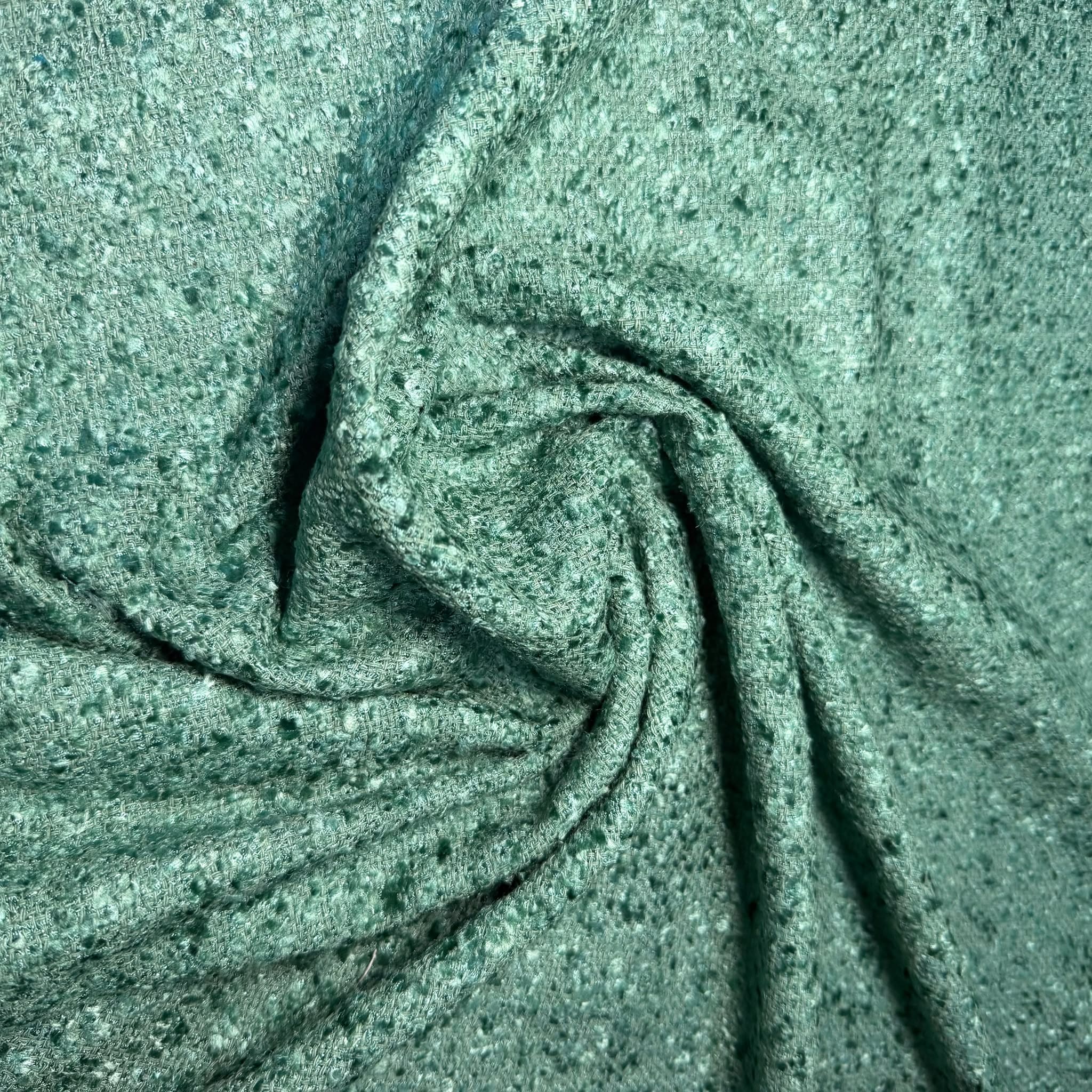 Tela Chanel Verde Agua (Ancho 1,35M) - Imagen 3