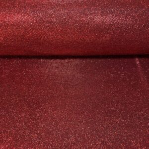 Tela de Purpurina Roja (Ancho 1,40M)