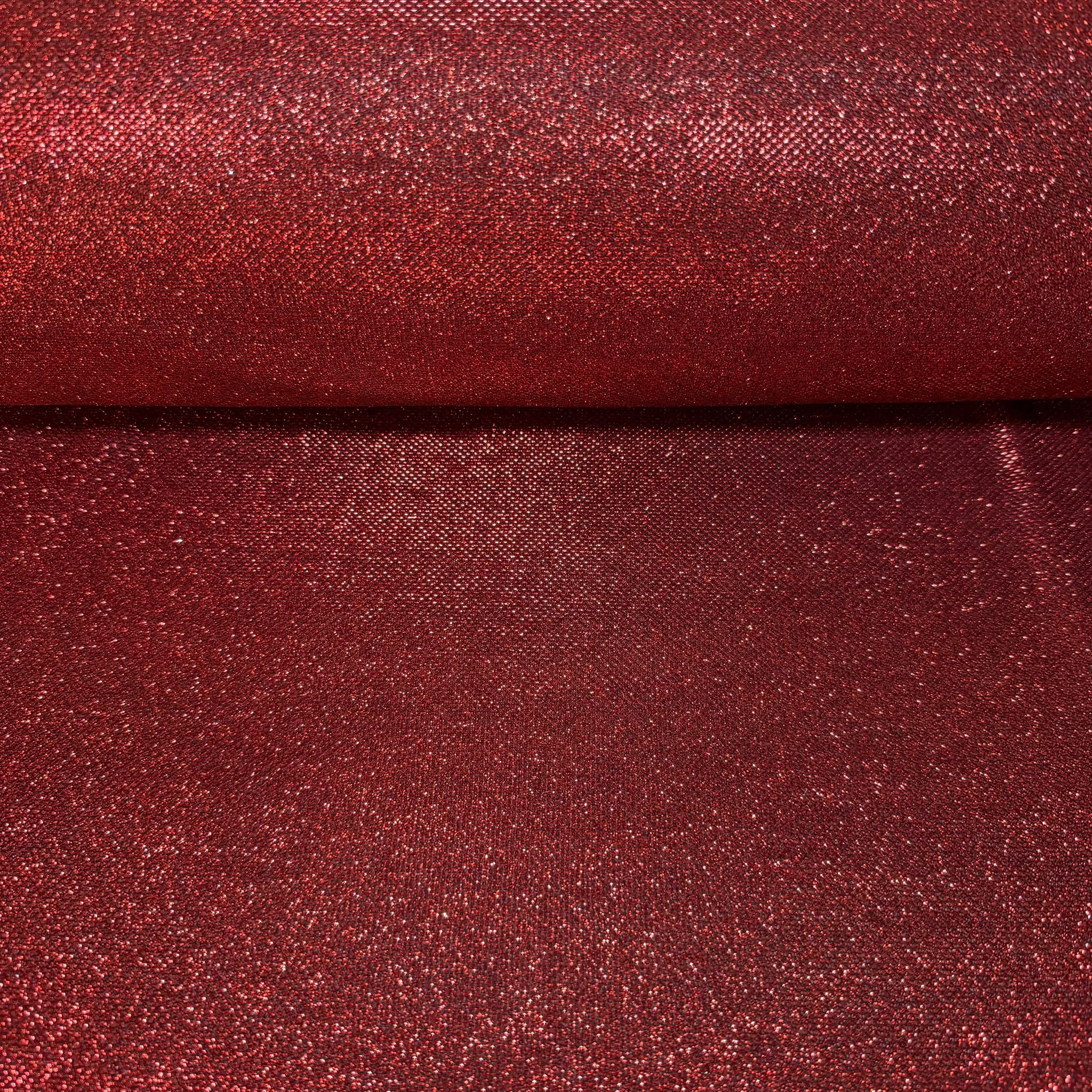 Tela de Purpurina Roja (Ancho 1,40M)