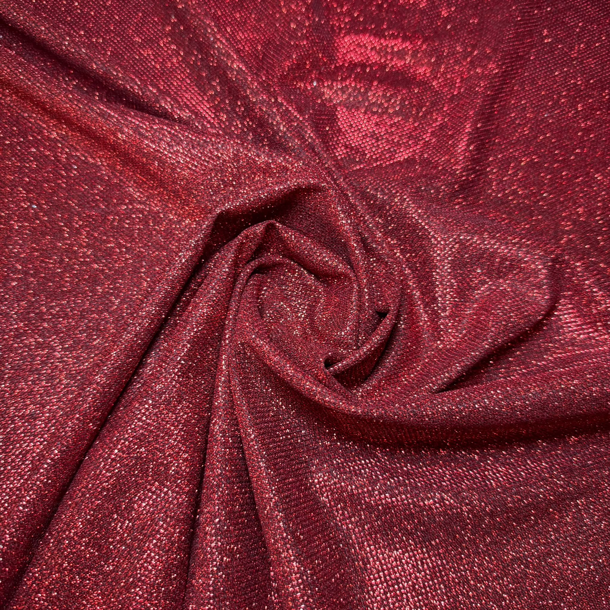 Tela de Purpurina Roja (Ancho 1,40M) - Imagen 3