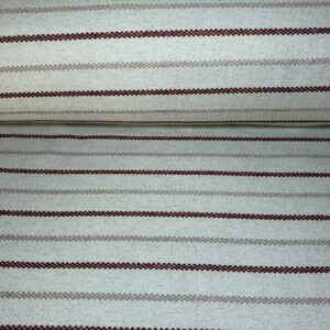 Tela Rústica Rayas Burdeos y Rosa Maquillaje (Ancho 2,80M)