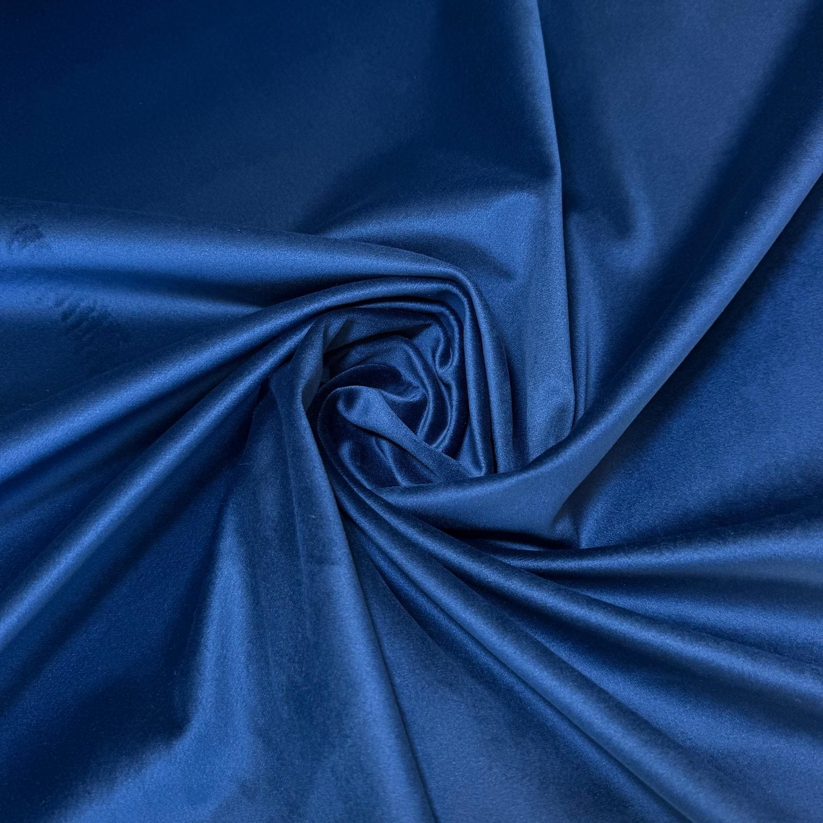 Tela de Terciopelo de Tapicería Azul Noche (Ancho 1,45M) - Imagen 3