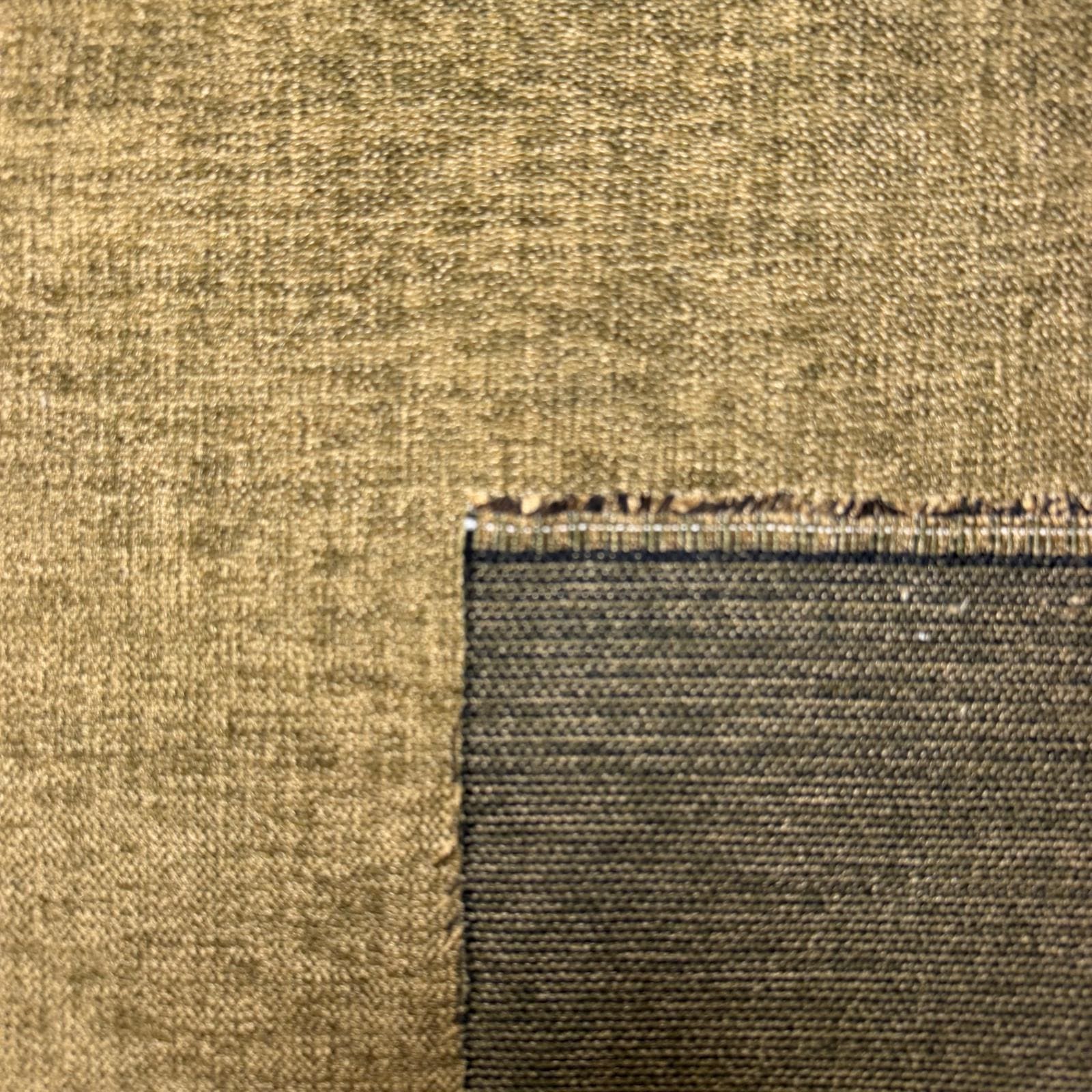 Tela de Tapicería Rústica Verde y Marrón (Ancho 1,50M) - Imagen 2