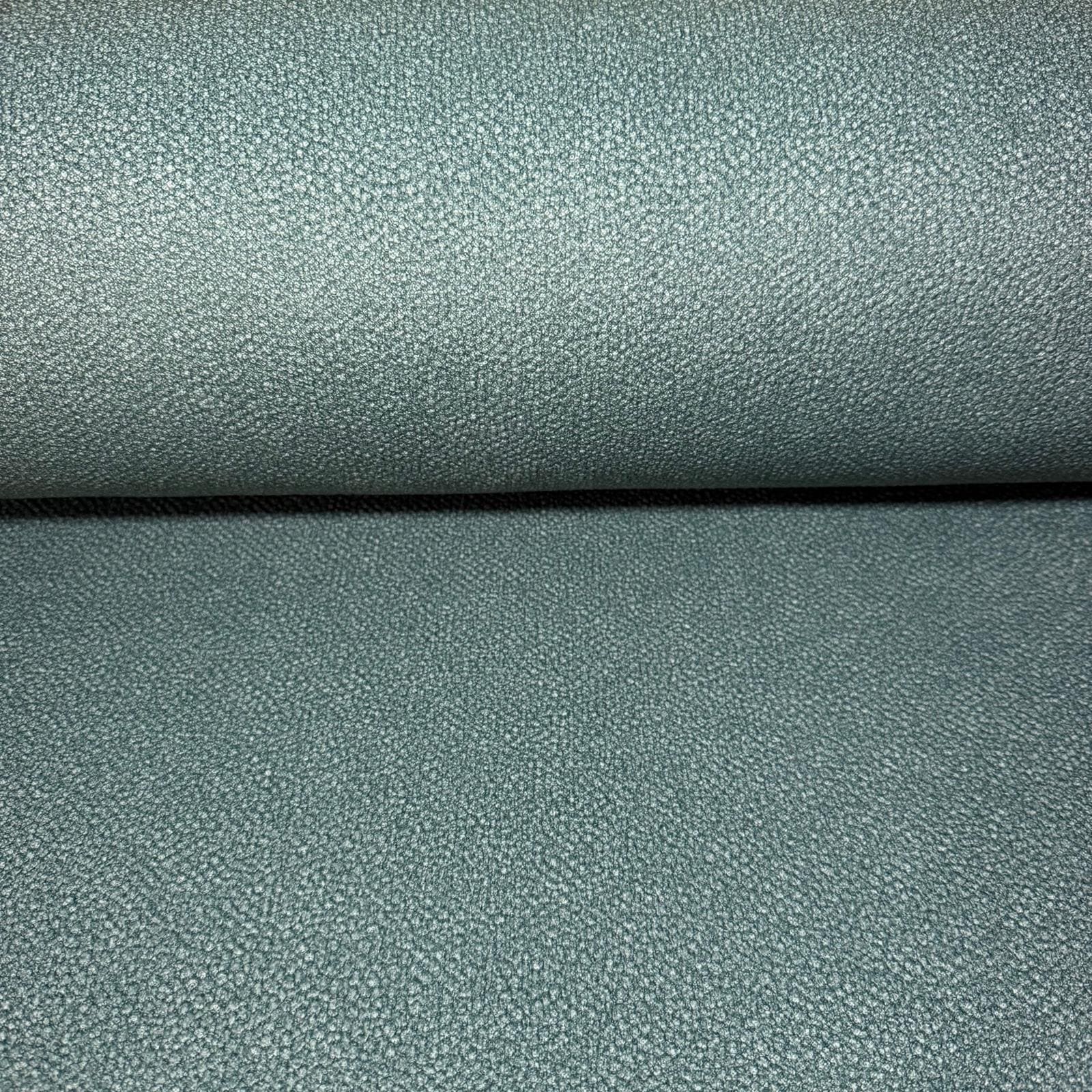 Tela de Tapicería Efecto Rugoso Verde Agua Oscuro (Ancho 1,45M)