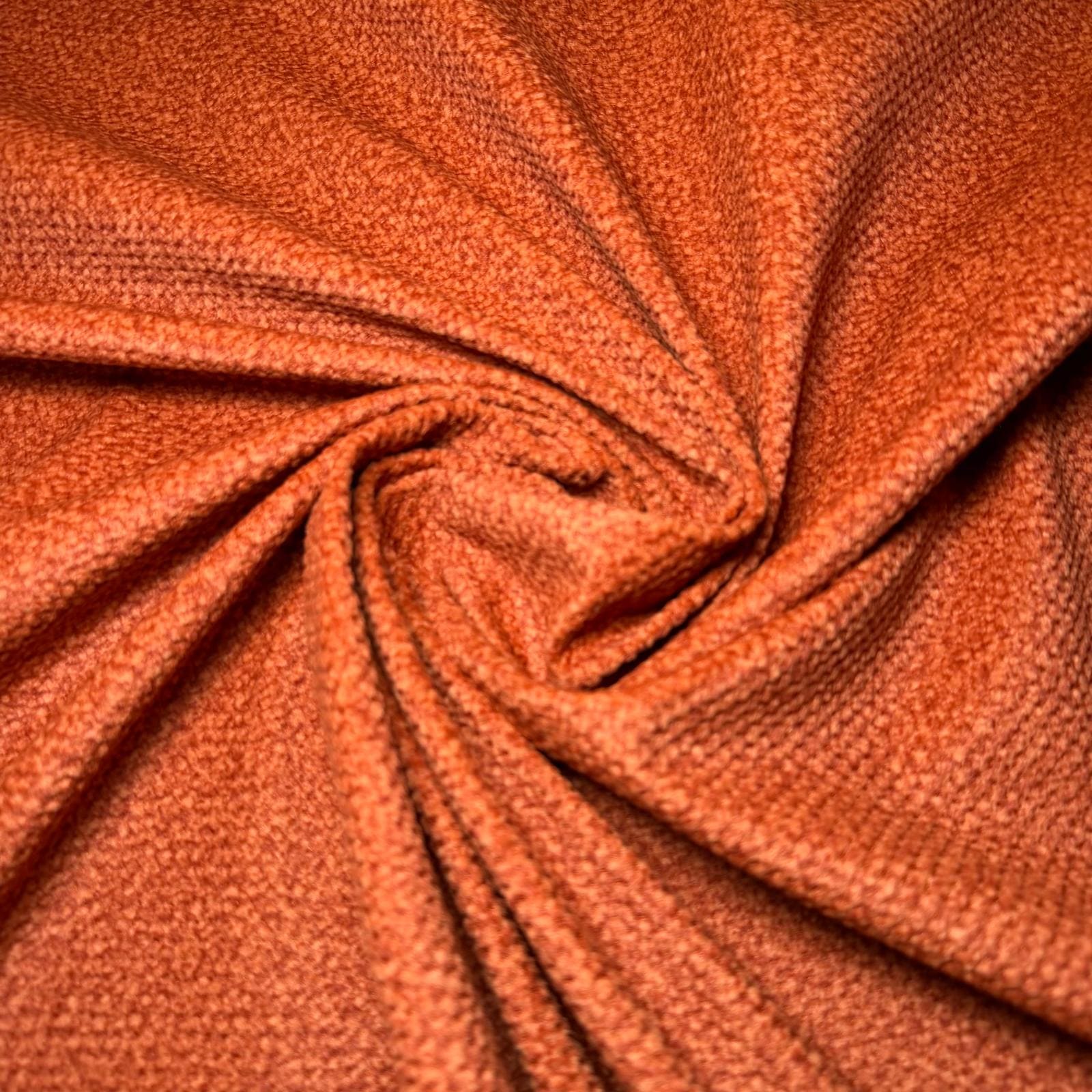 Tela de Tapicería Textura Naranja (Ancho 1,45M) - Imagen 2