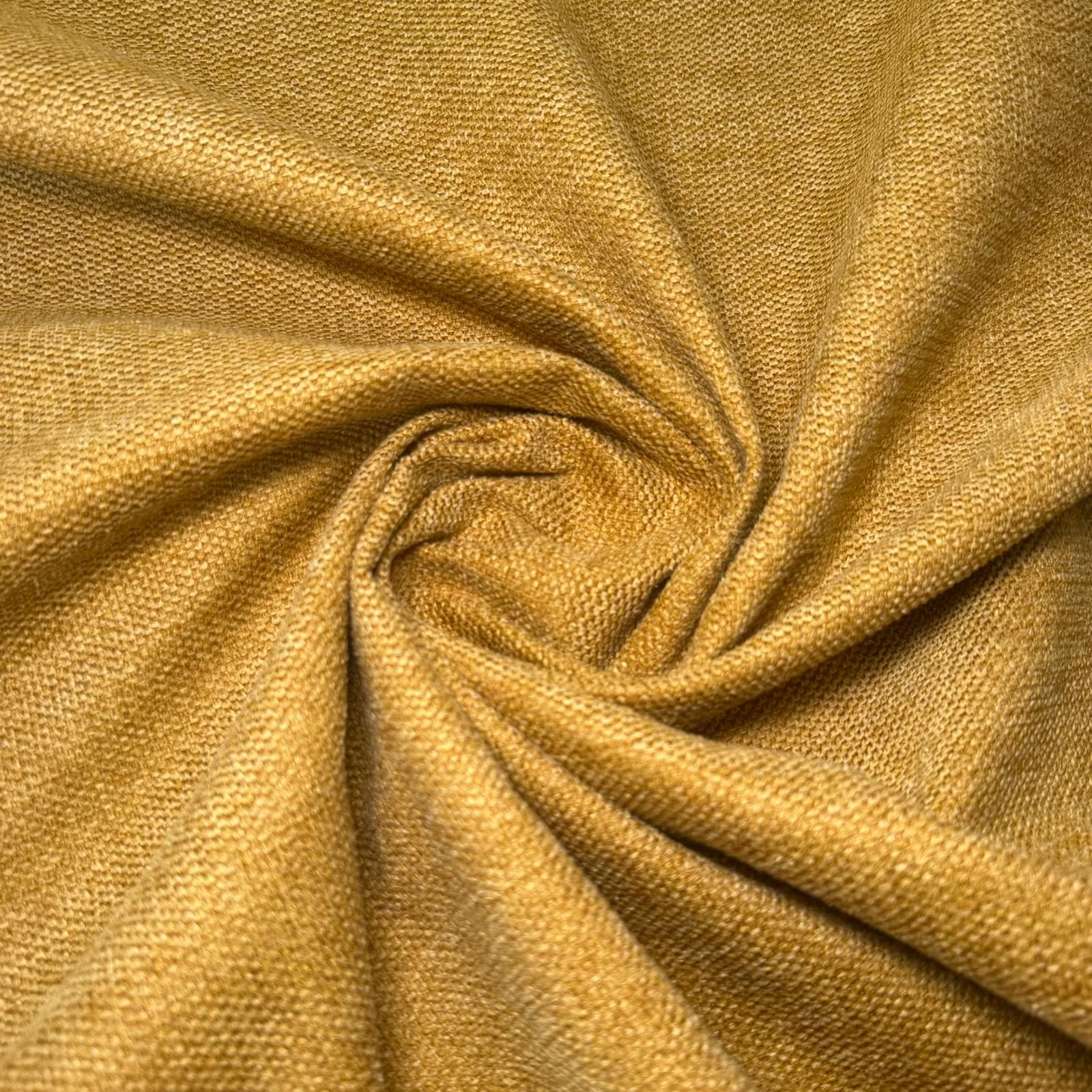 Tela de Tapicería Textura Fina Mostaza (Ancho 1,45M) - Imagen 2