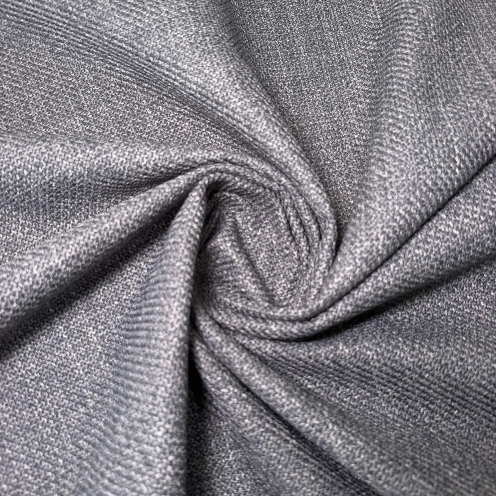 Tela de Tapicería Textura Gruesa Gris (Ancho 1,40M) - Imagen 2