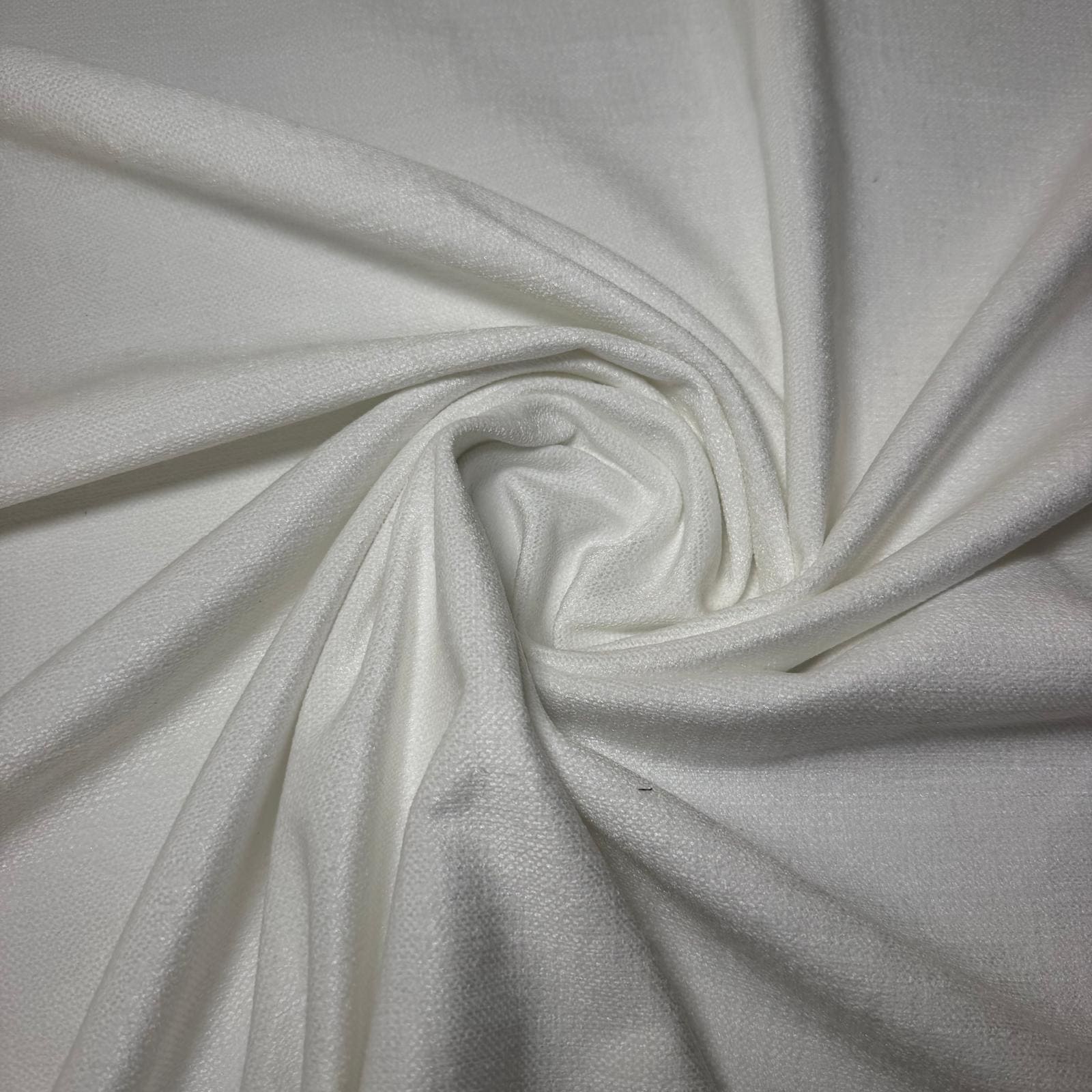 Tela de Tapicería Rústica Blanca Óptica (Ancho 1,45M) - Imagen 2