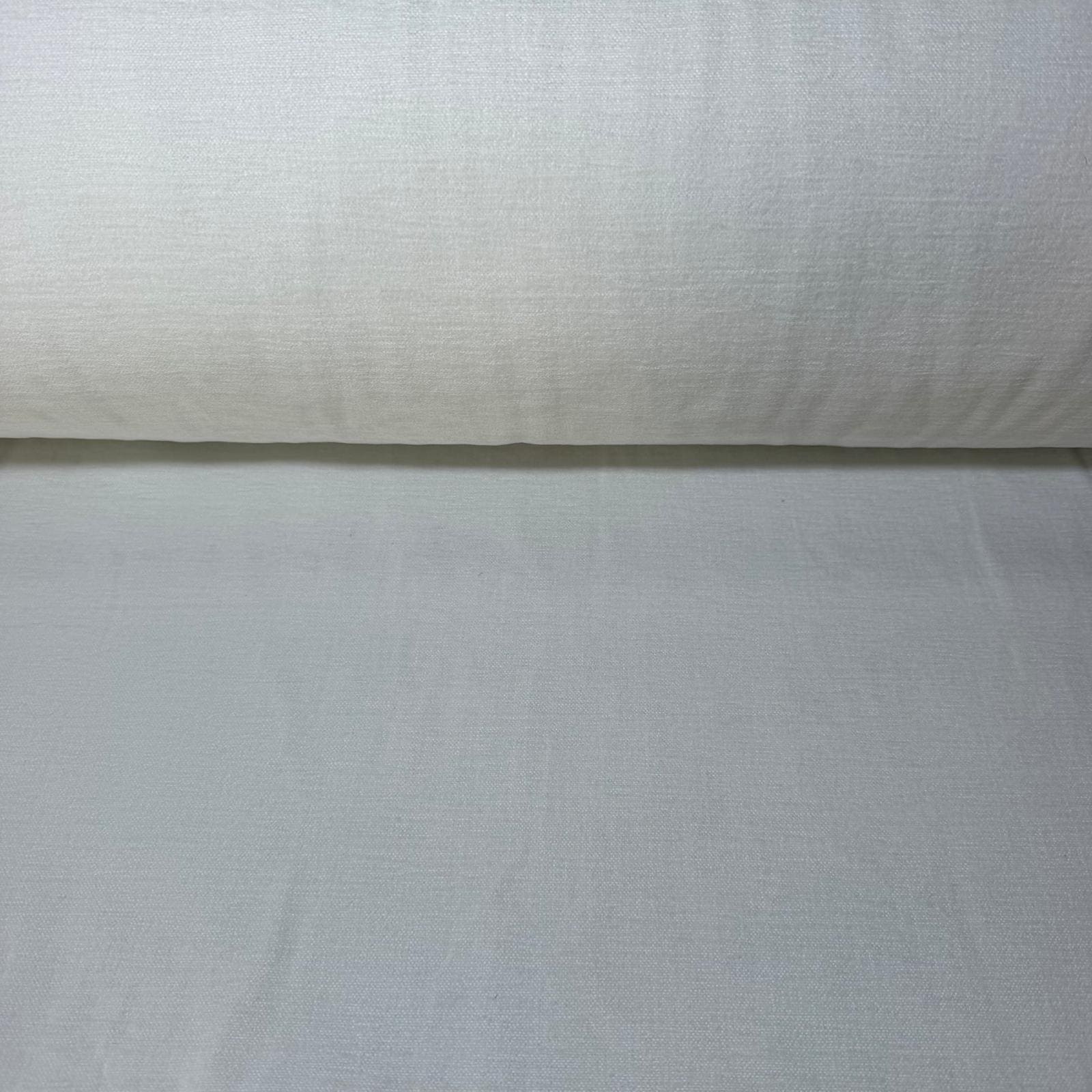 Tela de Tapicería Chenilla Blanca (Ancho 1,40M)