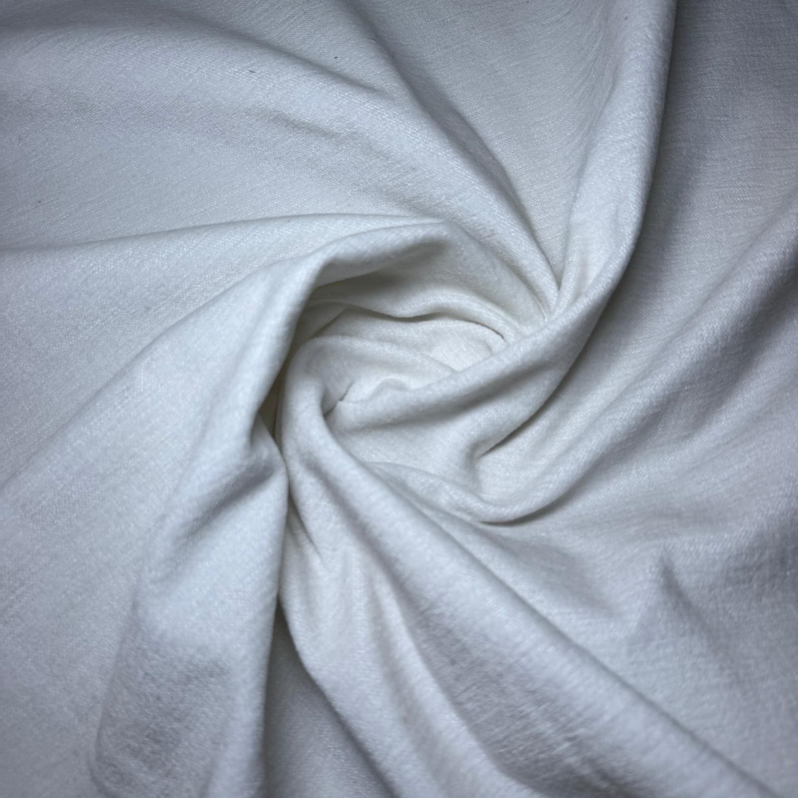 Tela de Tapicería Chenilla Blanca (Ancho 1,40M) - Imagen 2