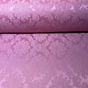 Tela de Damasco Jacquard Brocada Reversible Rosa (Ancho 2,80M)
