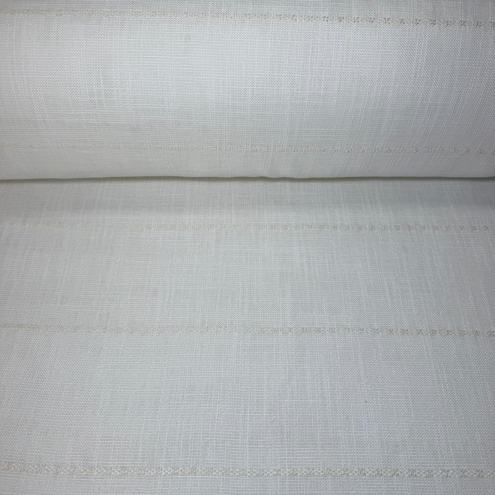 Tela de Visillo Crudo Rayas Beige (Ancho 3,10M)