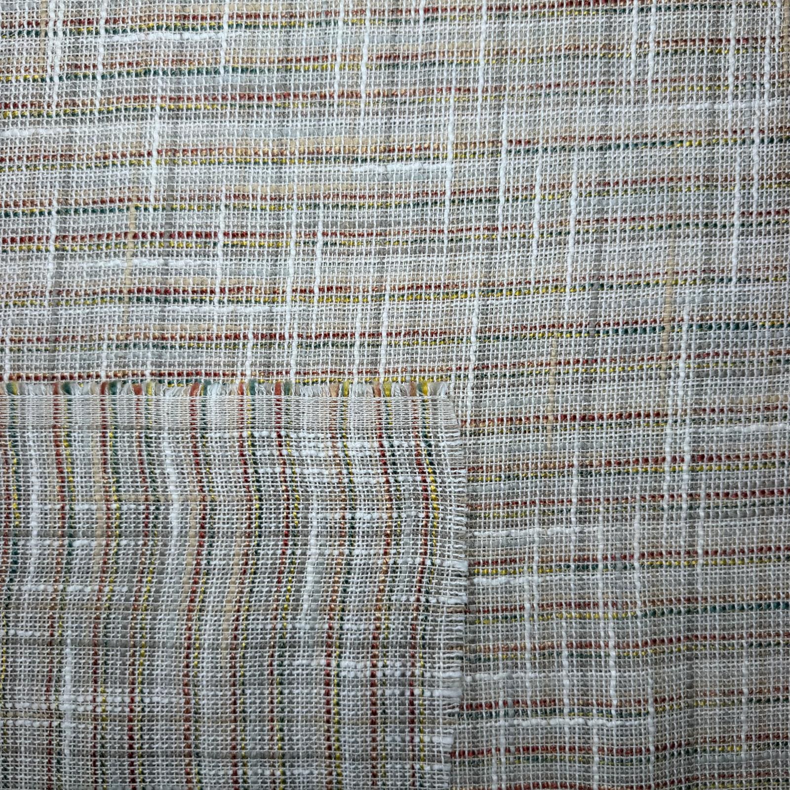 Tela de Visillo Rústica Rayas Colores (Ancho 3,10M) - Imagen 3