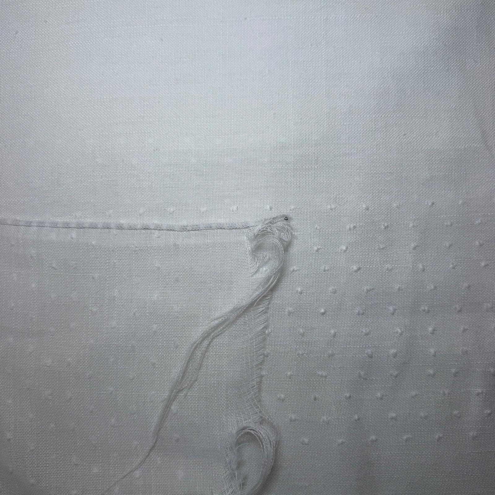 Tela de Visillo Blanca Puntitos (Ancho 3M) - Imagen 3