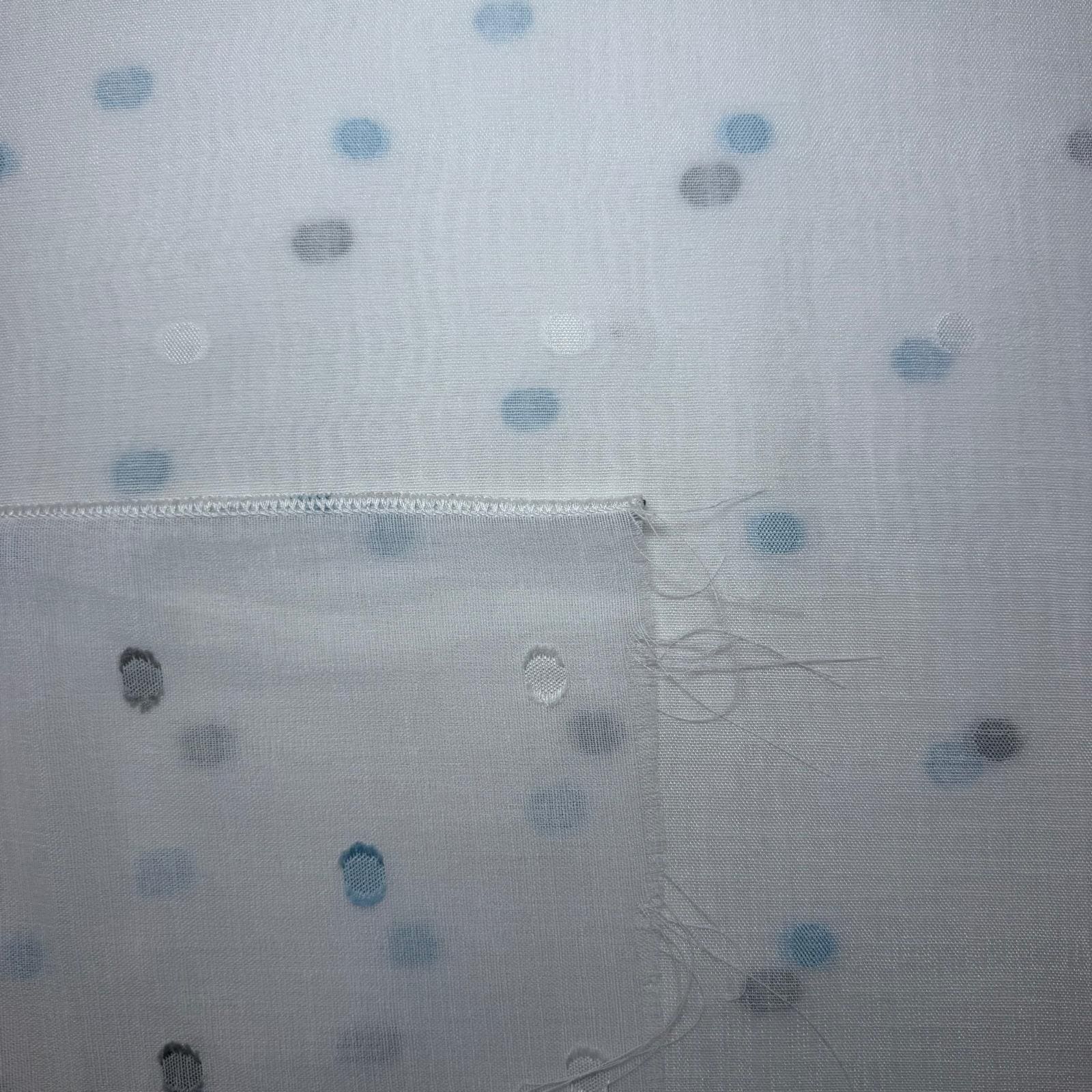 Tela de Visillo Blanca Lunares (Ancho 3,20M) - Imagen 3