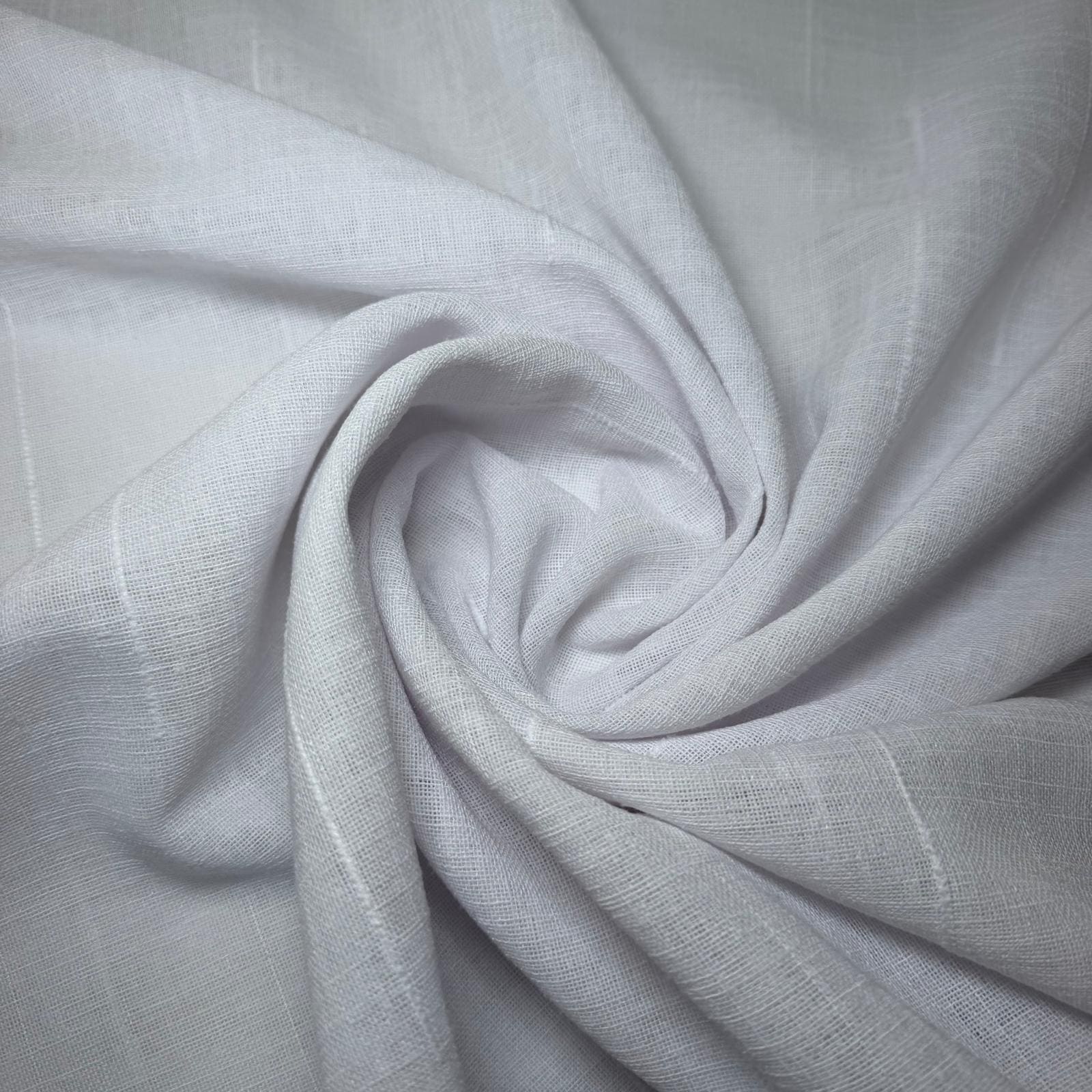 Tela de Visillo Detalle Rayas Blanca (Ancho 3M) - Imagen 2